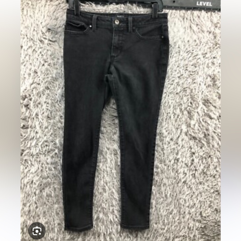 a.n.a. Womens Brand New w/ Tags Black Skinny Jeans. Sz PL
